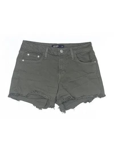 Pre-owned Just Black Denim Shorts In Green