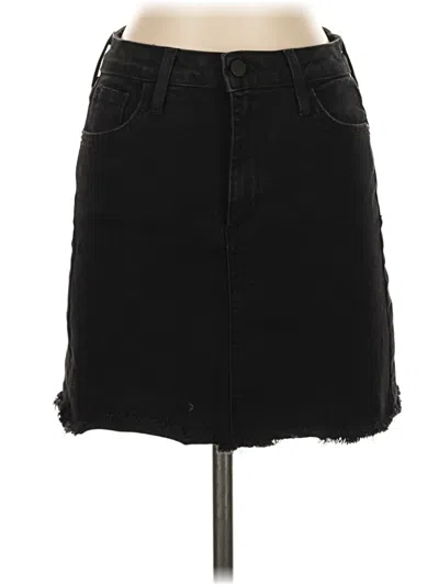 Pre-owned Just Black Denim Skirt In Black
