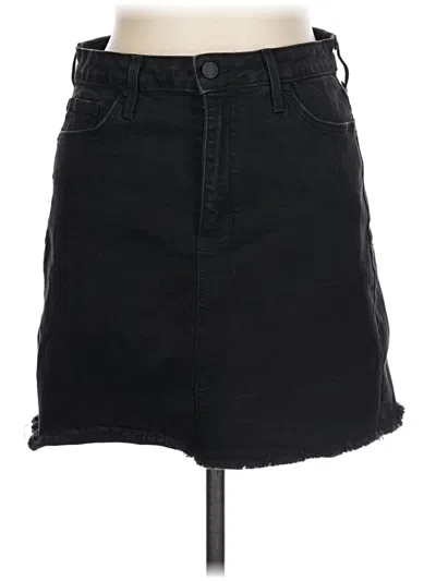 Pre-owned Just Black Denim Skirt In Black
