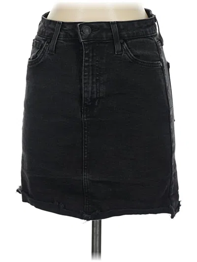 Pre-owned Just Black Denim Skirt In Black