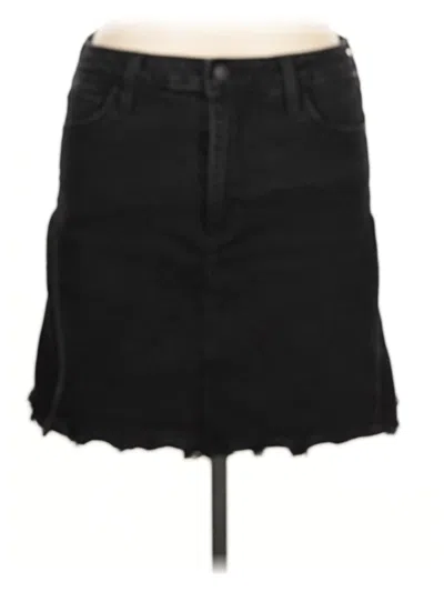 Pre-owned Just Black Denim Skirt In Black