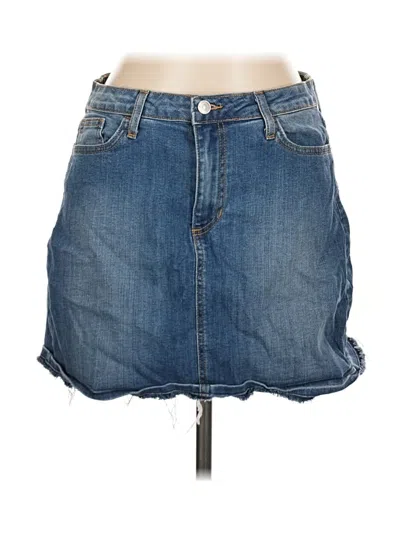 Pre-owned Just Black Denim Skirt In Blue