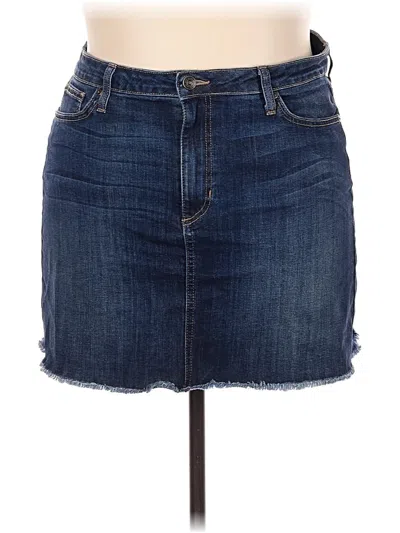 Pre-owned Just Black Denim Skirt In Blue