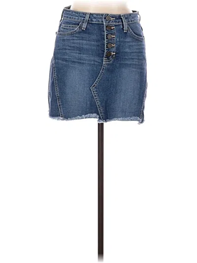 Pre-owned Just Black Denim Skirt In Blue