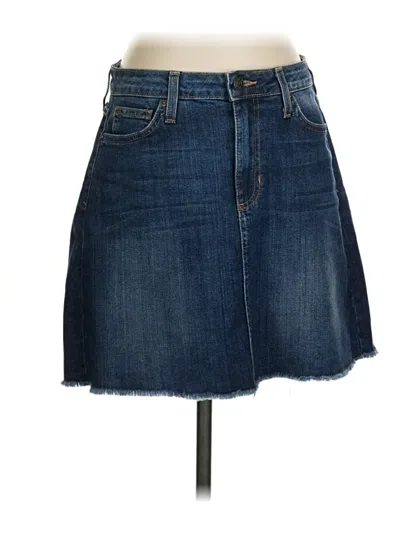 Pre-owned Just Black Denim Skirt In Blue