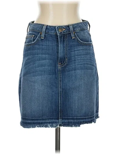 Pre-owned Just Black Denim Skirt In Blue