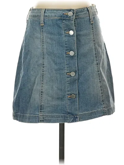 Pre-owned Just Black Denim Skirt In Blue