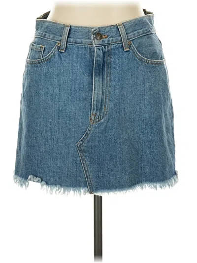 Pre-owned Just Black Denim Skirt In Blue