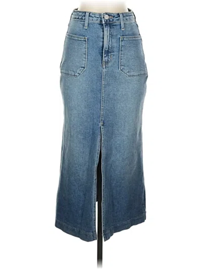 Pre-owned Just Black Denim Skirt In Blue
