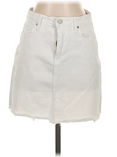 Pre-owned Just Black Denim Skirt In White