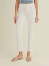 Just Black Denim Classic Straight Leg Denim Jean In White In White