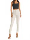 Just Black Denim Super Soft Scissor Cut Skinny Jean In Optic White In White