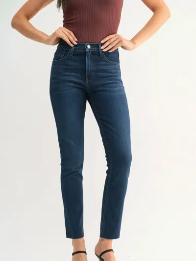 Just Black Denim Super Soft Slim Straight Jean In Blue