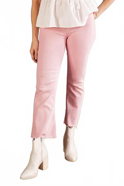 Just Black Denim Women's Semi Sweet Kick Demi Flare Jean In Light Rose In Pink