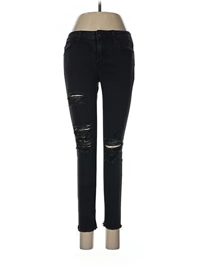 Pre-owned Just Black Jeans In Black