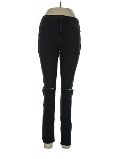 Pre-owned Just Black Jeans In Black
