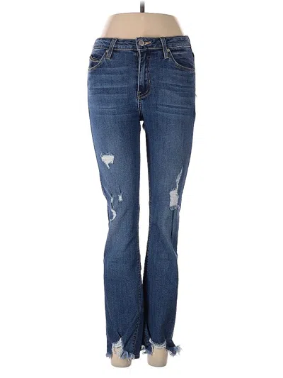 Pre-owned Just Black Jeans In Blue