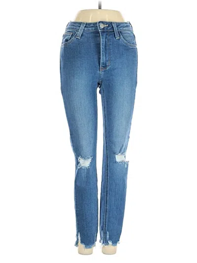 Pre-owned Just Black Jeans In Blue