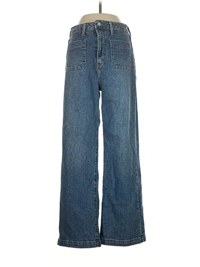 Pre-owned Just Black Jeans In Blue