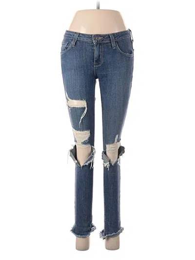 Pre-owned Just Black Jeans In Blue
