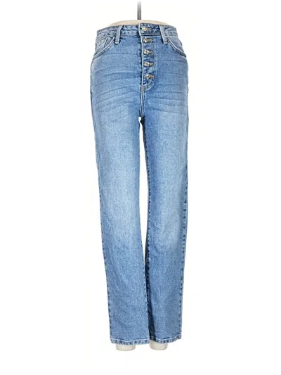 Pre-owned Just Black Jeans In Blue