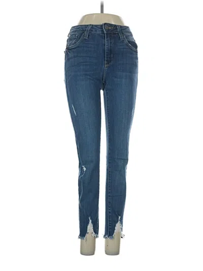 Pre-owned Just Black Jeans In Blue