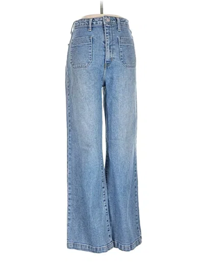 Pre-owned Just Black Jeans In Blue