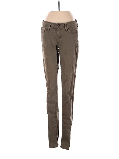 Pre-owned Just Black Jeans In Brown