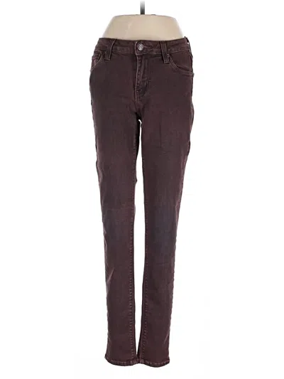 Pre-owned Just Black Jeans In Brown