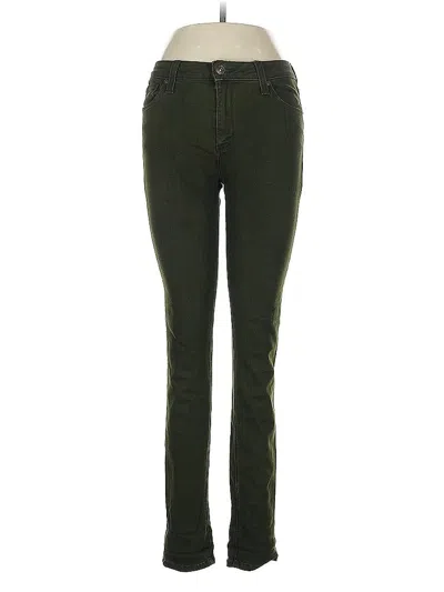 Pre-owned Just Black Jeans In Green