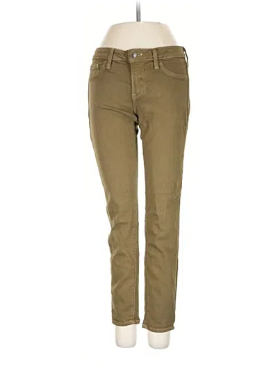 Pre-owned Just Black Jeans In Green