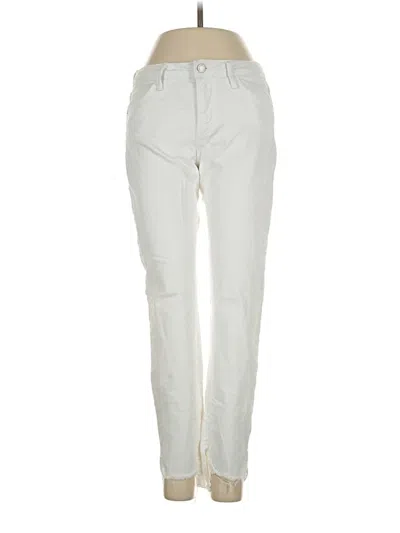 Pre-owned Just Black Jeans In Ivory