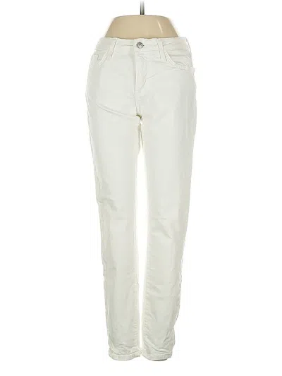 Pre-owned Just Black Jeans In Ivory