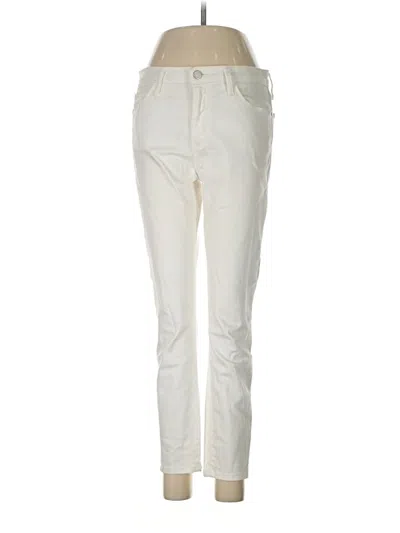 Pre-owned Just Black Jeans In Ivory