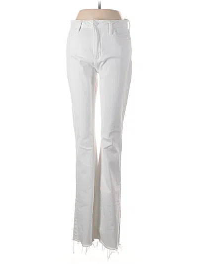 Pre-owned Just Black Jeans In Ivory
