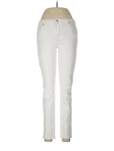 Pre-owned Just Black Jeans In Ivory