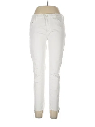 Pre-owned Just Black Jeans In Ivory