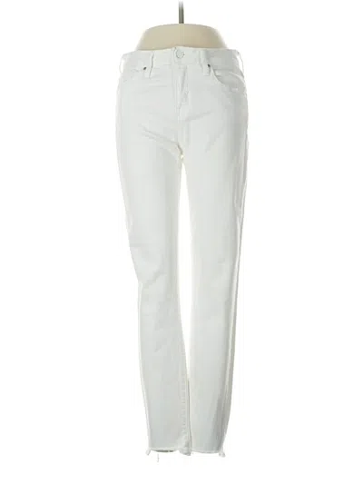 Pre-owned Just Black Jeans In Ivory