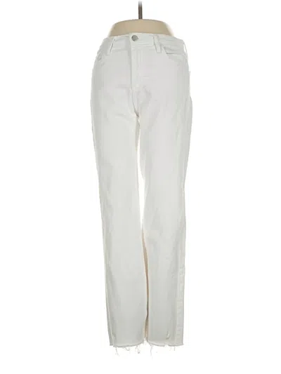 Pre-owned Just Black Jeans In Ivory