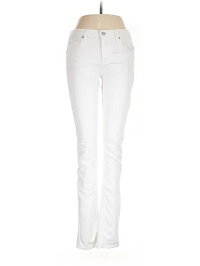 Pre-owned Just Black Jeans In Ivory