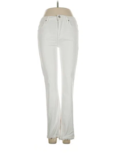 Pre-owned Just Black Jeans In Ivory