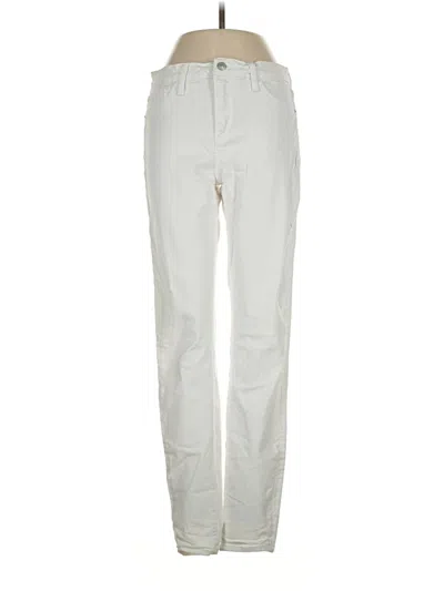 Pre-owned Just Black Jeans In Ivory