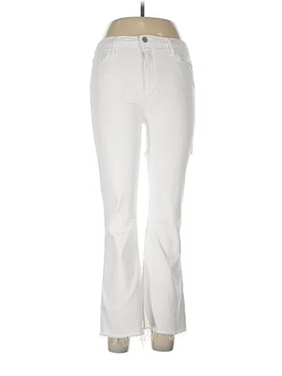 Pre-owned Just Black Jeans In Ivory