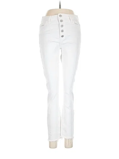 Pre-owned Just Black Jeans In Ivory