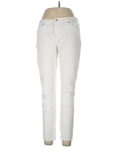 Pre-owned Just Black Jeans In Ivory