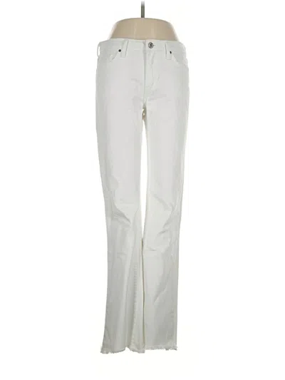 Pre-owned Just Black Jeans In Ivory