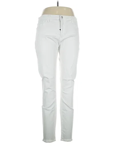 Pre-owned Just Black Jeans In Ivory