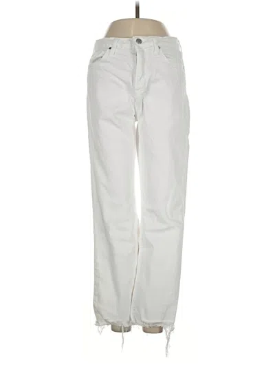 Pre-owned Just Black Jeans In Ivory