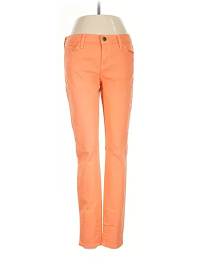 Pre-owned Just Black Jeans In Orange