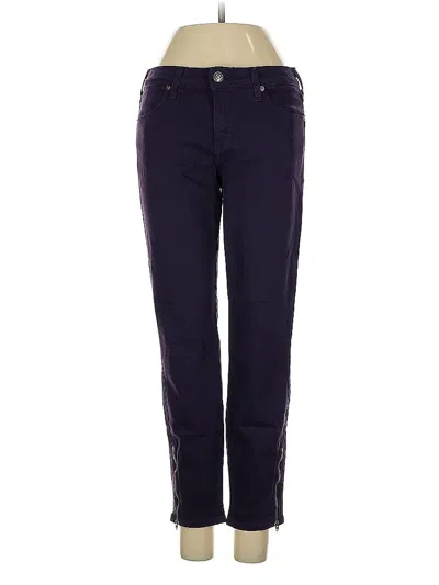 Pre-owned Just Black Jeans In Purple
